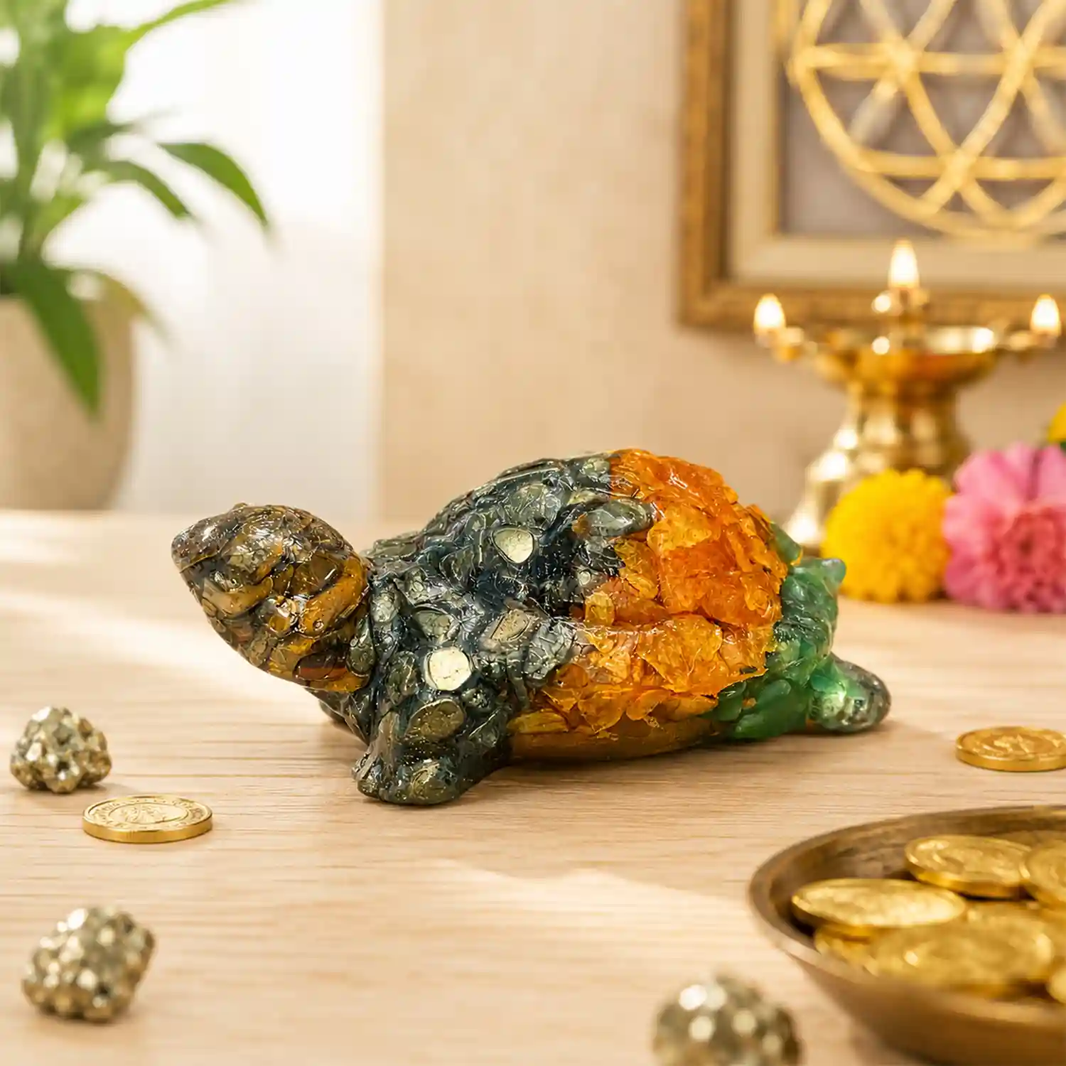 Money Magnet Tortoise for Wealth, Luck & Prosperity